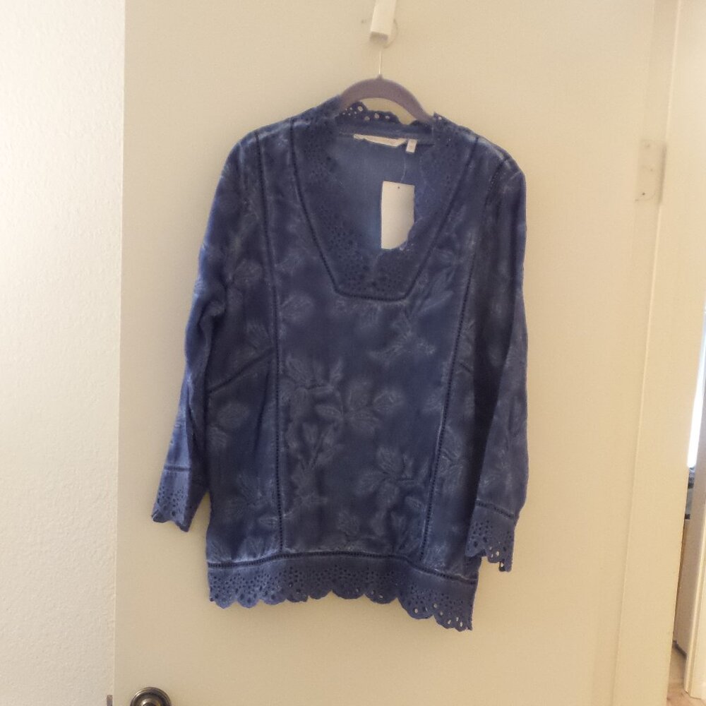 BOHO Tunic Top Petite Large